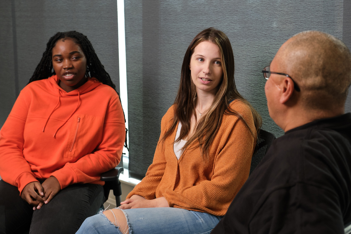 Human Services Students in a group